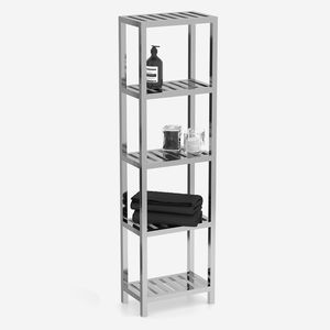 mueble con baldas de baño
