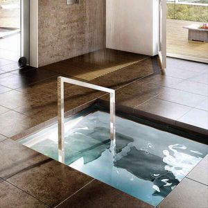 bañera cuadrada