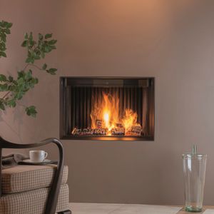 chimenea de leña