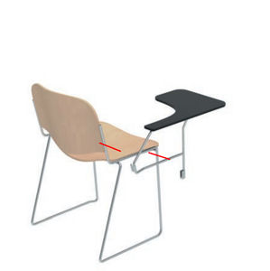 silla de conferencia con mesita