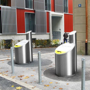 cubo de basura soterrado
