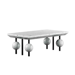 mesa de centro de mármol