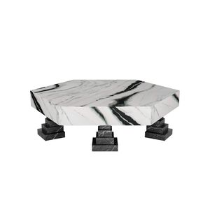 mesa de centro de mármol