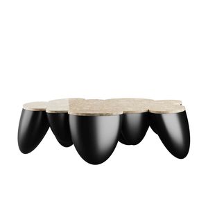 mesa de centro de mármol