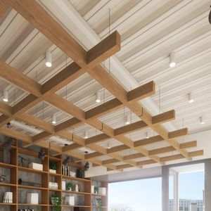 absorbente acústico de madera
