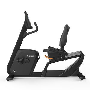 bicicleta estática semiinclinada