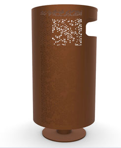 cubo de basura público