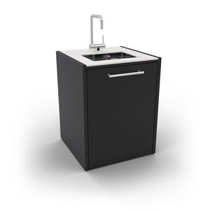 mueble para fregadero de acero
