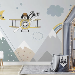 papel pintado para dormitorio infantil