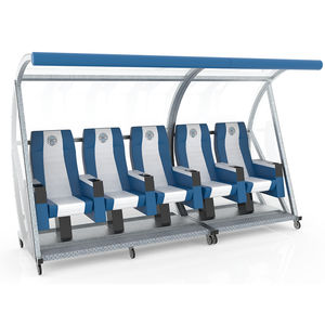 hileras de sillas para instalaciones deportivas
