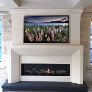 chimenea de leña