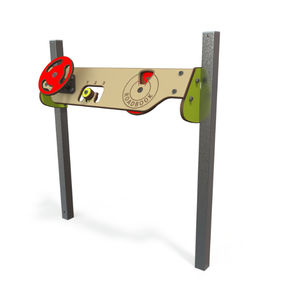 panel de juego con volante