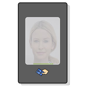 lector biométrico de reconocimiento facial para control de acceso