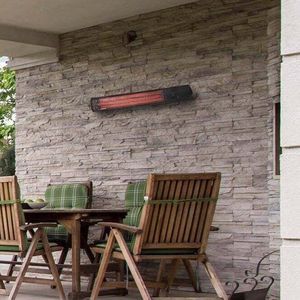 estufa de infrarrojos para exteriores de pared