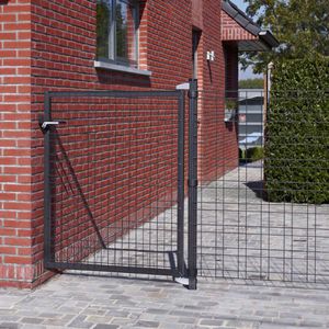 puerta para jardín de acero electrosoldado