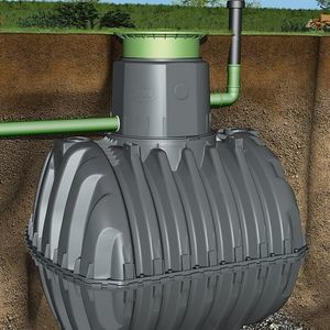 tanque para la captación de agua de lluvia
