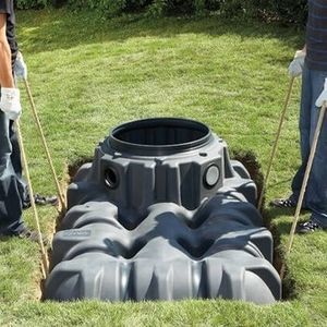 tanque para la captación de agua de lluvia