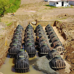 estación depuradora para uso doméstico de agua