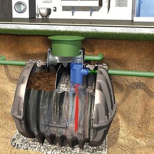 estación depuradora para uso doméstico de agua