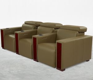 butaca de cine de cuero