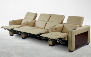 butaca de cine de cuero