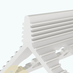 perfil decorativo de acero galvanizado