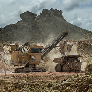 excavadora con orugas / de cable / para obra / eléctrica