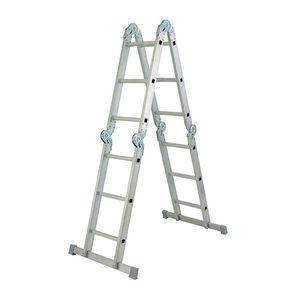 escalera elevada de aluminio / plegable
