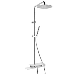 set de ducha de pared / contemporáneo / con alcachofa / termostático