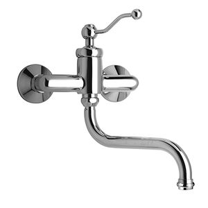 grifo monomando de pared