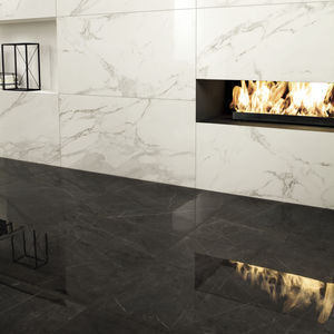 baldosa aspecto mármol / de interior / para pavimento / de gres porcelánico