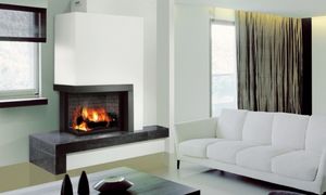 chimenea de leña