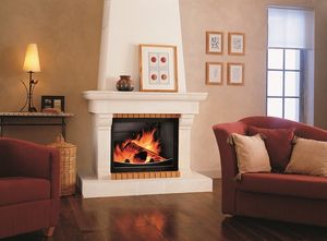 chimenea de leña