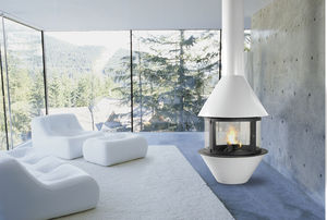 chimenea de leña