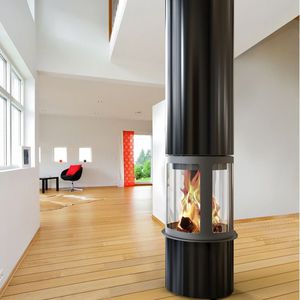 chimenea de leña