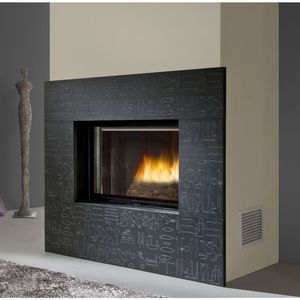 chimenea de leña