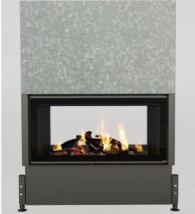 chimenea insertable de leña