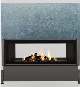 chimenea insertable de leña