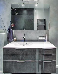 mueble de lavabo suspendido
