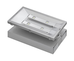 iluminación de emergencia rectangular
