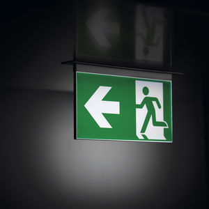 iluminación de emergencia de techo