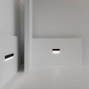 luminaria empotrable de pared