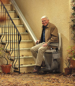 silla salvaescaleras de exterior