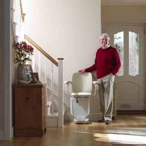 silla salvaescaleras giratoria