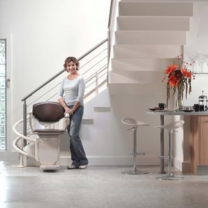 silla salvaescaleras giratoria