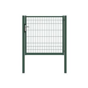 puerta para jardín de acero galvanizado