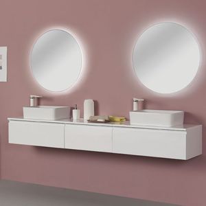 mueble de lavabo doble