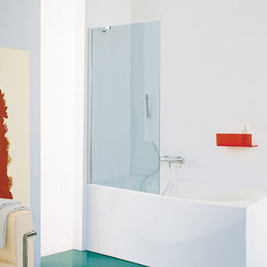 mampara de bañera fija / de vidrio templado