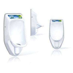urinario de pared / de policarbonato / sin agua