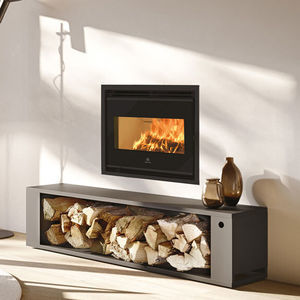 chimenea insertable de leña